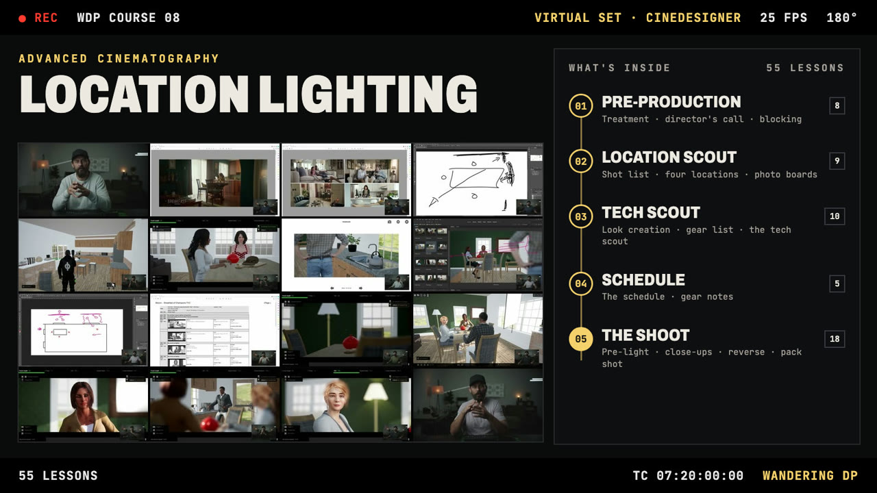 Advanced Cinematography: Location Lighting course thumbnail